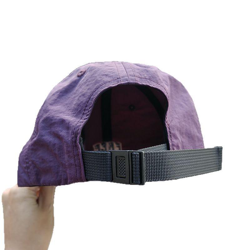 Short-brimmed Letter Baseball Cap Sports Casual Cap Boxing Training Comfortable Outdoor Sunshade Men and Women Universal Baseball Cap Cotton