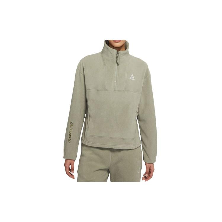 (WMNS) Nike Casual Zipper Stand Collar Sports Hoodie Jacket Green Women s DB1154-320 XL