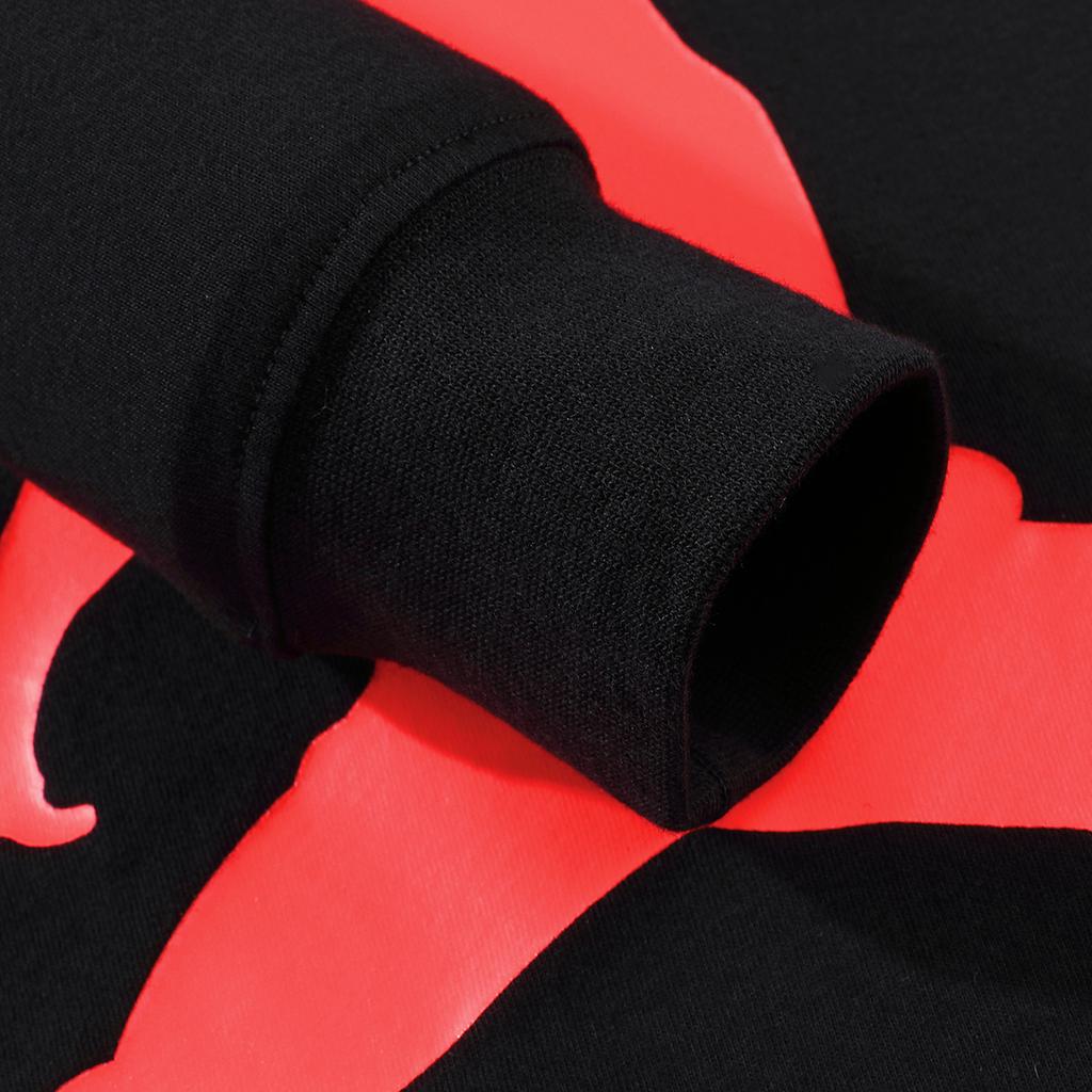 Jordan Color Block Big Logo Pullover T-Shirt Kids Tops Black JD2032204GS-001