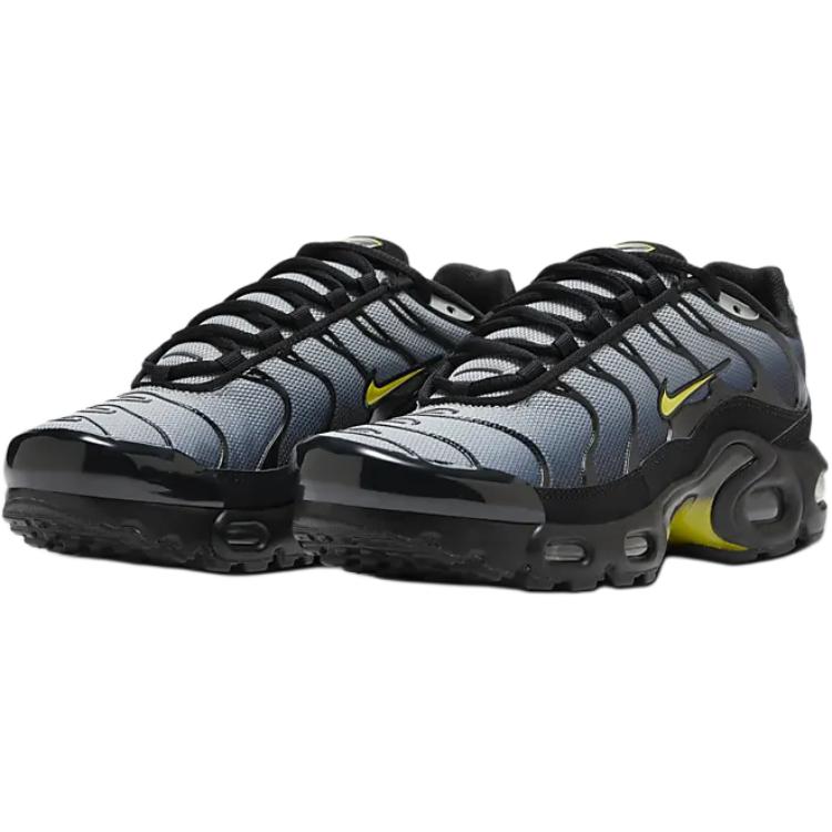Nike Air Max Plus GS Wolf Grey Opti Yellow Kids Sneakers Black CD0609-033