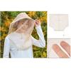 Hat Mesh Net Anti Mosquito Insect Bee Net Head Face Neck Hat Cover Net Summer Fishing Cap Mesh Protect from Mosquitoes for Hunters Hikers Campers