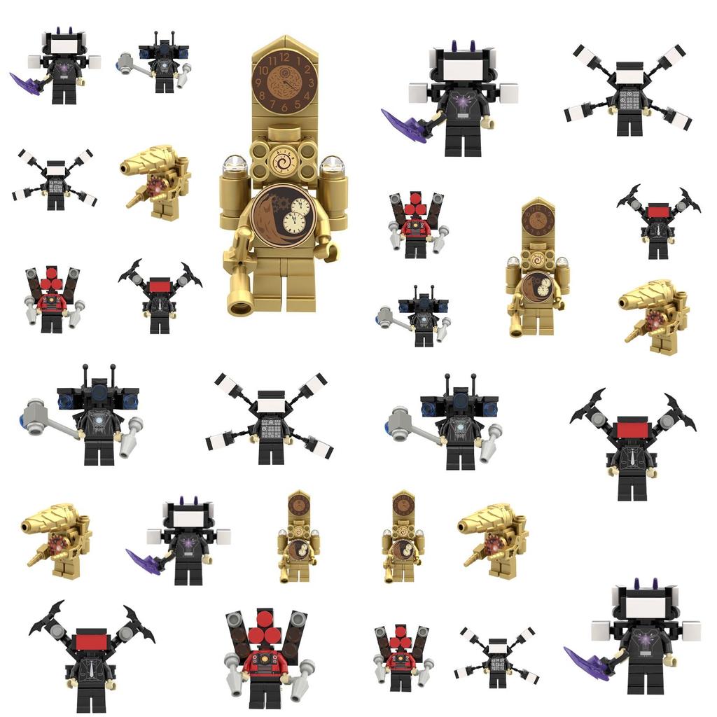 Titan Überwachungsmann Spielzeug ABS Kunststoff Bausteine 669c Überwachungsmann