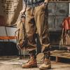 American Workwear Leggings Men's Loose Wear-resistant Retro Heavyweight Casual Pants