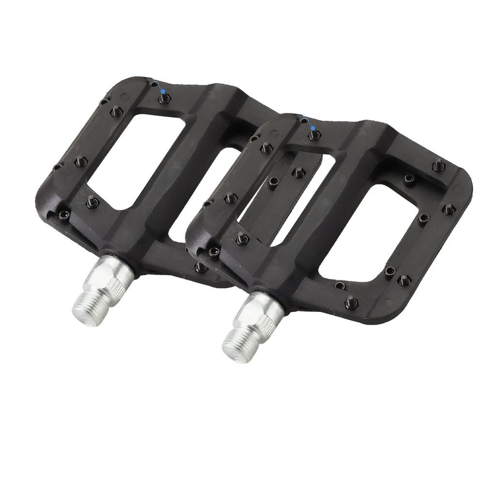 1 Pair Bike Pedal 9/16in Widened Anti Slip Sy Installation Nylon Mountain Bike Pedal for