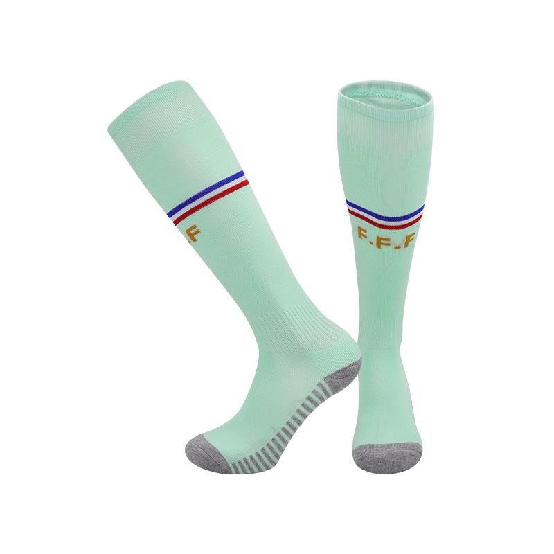2026 Kids World Football Grip Socks High Knee & Long Football Training Socks - Breathable Cushioned Socks Children & Youth