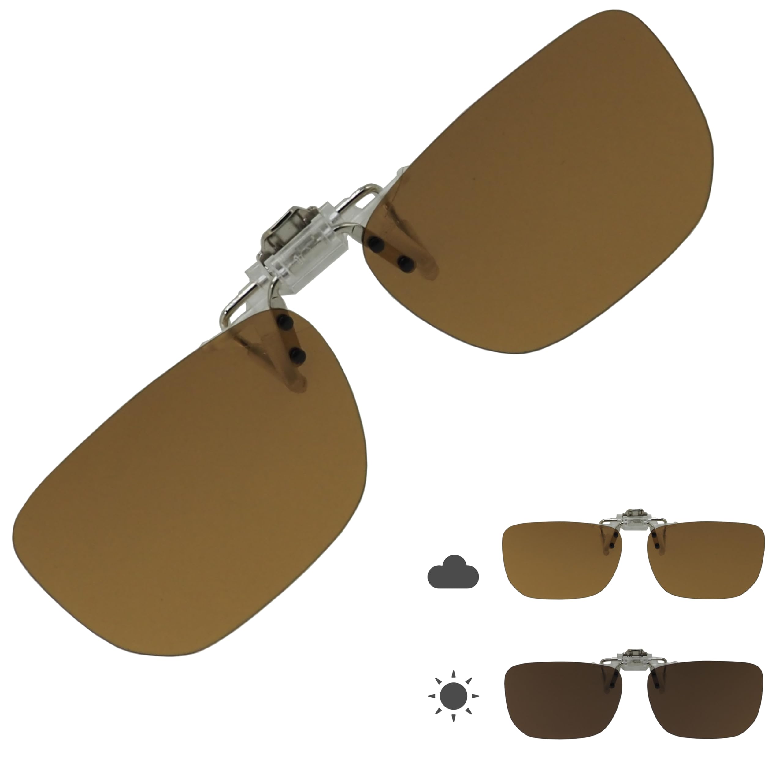 

Фотохромный поляризованный нагрудник с затемнением от УФ, ультрастильный MSG01 фотохромный [OTC.web] на клипсах, солнцезащитные очки, защита, легкий, откидной