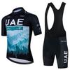 Grenzüberschreitender Heißverkauf Tour de France UAE UAE Team Radsportanzug kurzärmeliger Anzug Herren Radsportbekleidung schnelltrocknend atmungsaktiv
