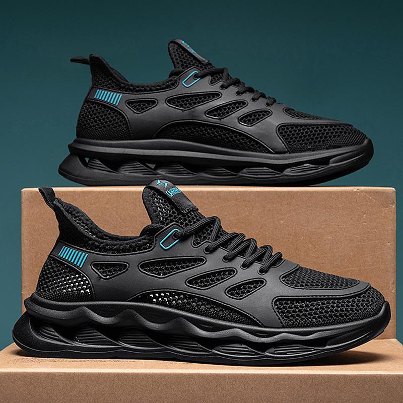 

Летние кроссовки с сеткой, молодежная спортивная обувь, мужская повседневная трендовая обувь, дышащая обувь, легкая мужская обувь 39