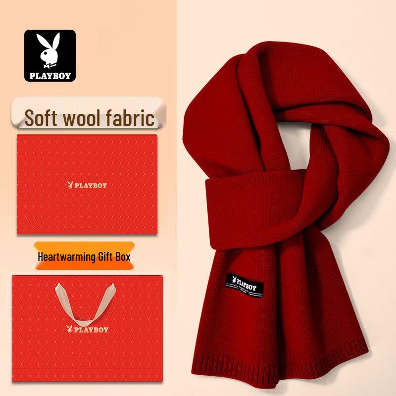 

Playboy Men s Autumn/Winter Wool Blend Scarf
