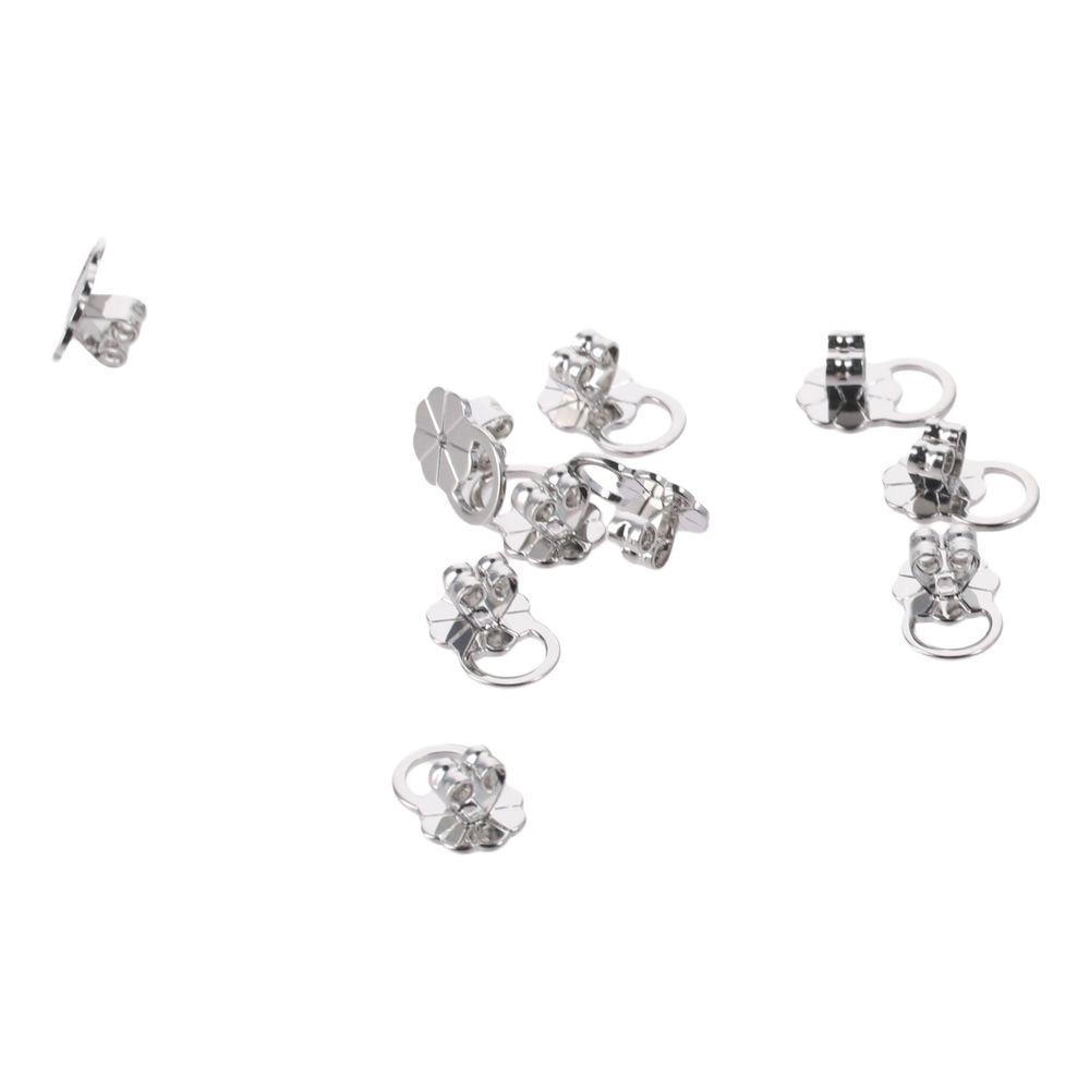 White Gold Earring Backs Gold Large Earring Backing Earring Backs Stopper  For Heavy Earrings