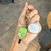 Creative Cartoon Pickleball Paddle Keychain Ornament - Fun Unisex Backpack Pendant Gift