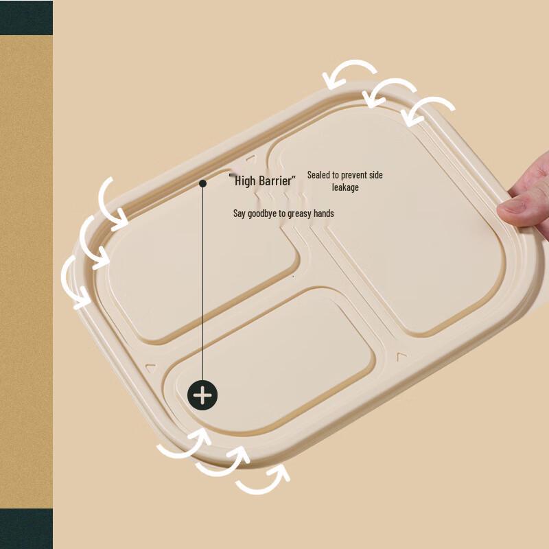 Biodegradable Corn Starch Disposable Takeaway Food Containers