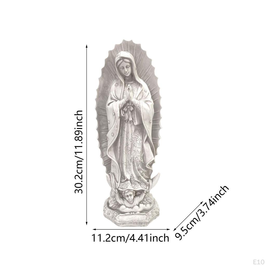 Soška Panny Marie Vánoční Domácí Dekorace Ornament Stolní Řemesla Elegantní Figurka