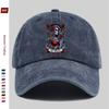 Pc Rose Skull Pattern Print Baseball Cap with Floral Print Design Decorative Hat Comfortable and Lightweight Headwear Adjust
