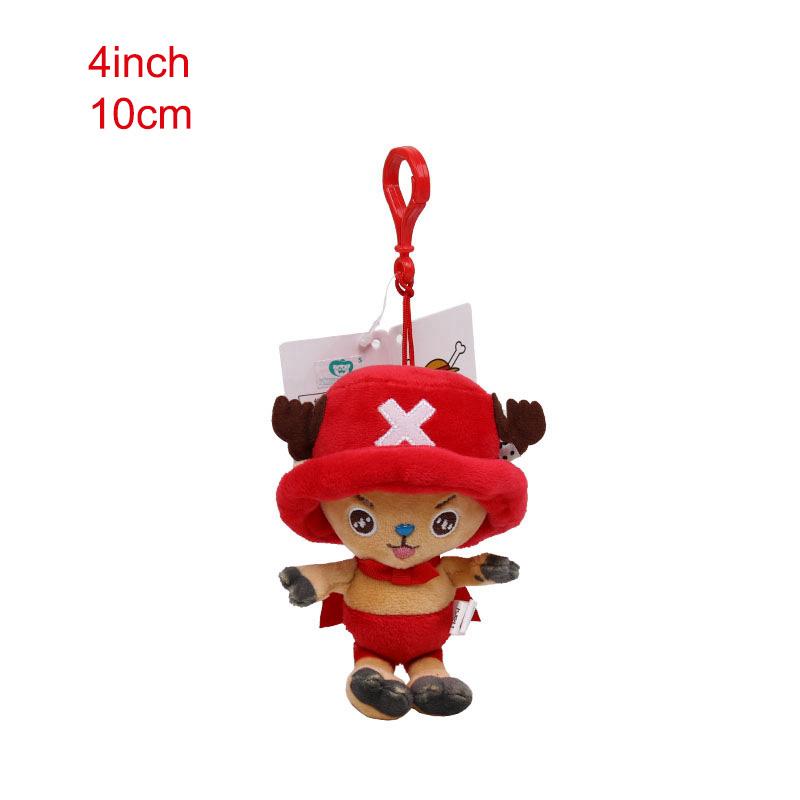 One Piece Plush Toy Luffy Chopper Ace Roronoa Zoro Anime Stuffed Peluche Doll Pendant Kids Xmas Gifts
