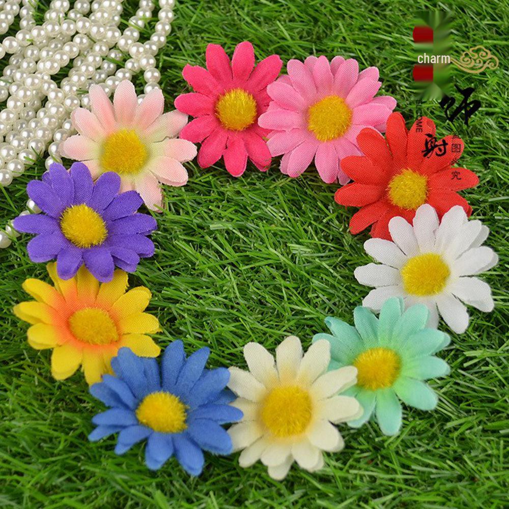 4cm Two-Layer Daisy Sunflower Simulation Flower Head