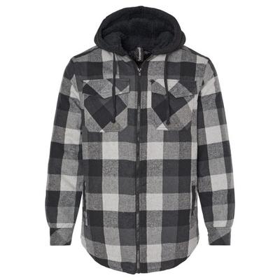 Burnside Erkek Oduncu Gömlek Sherpa Astarlı Kapüşonlu Sweatshirt