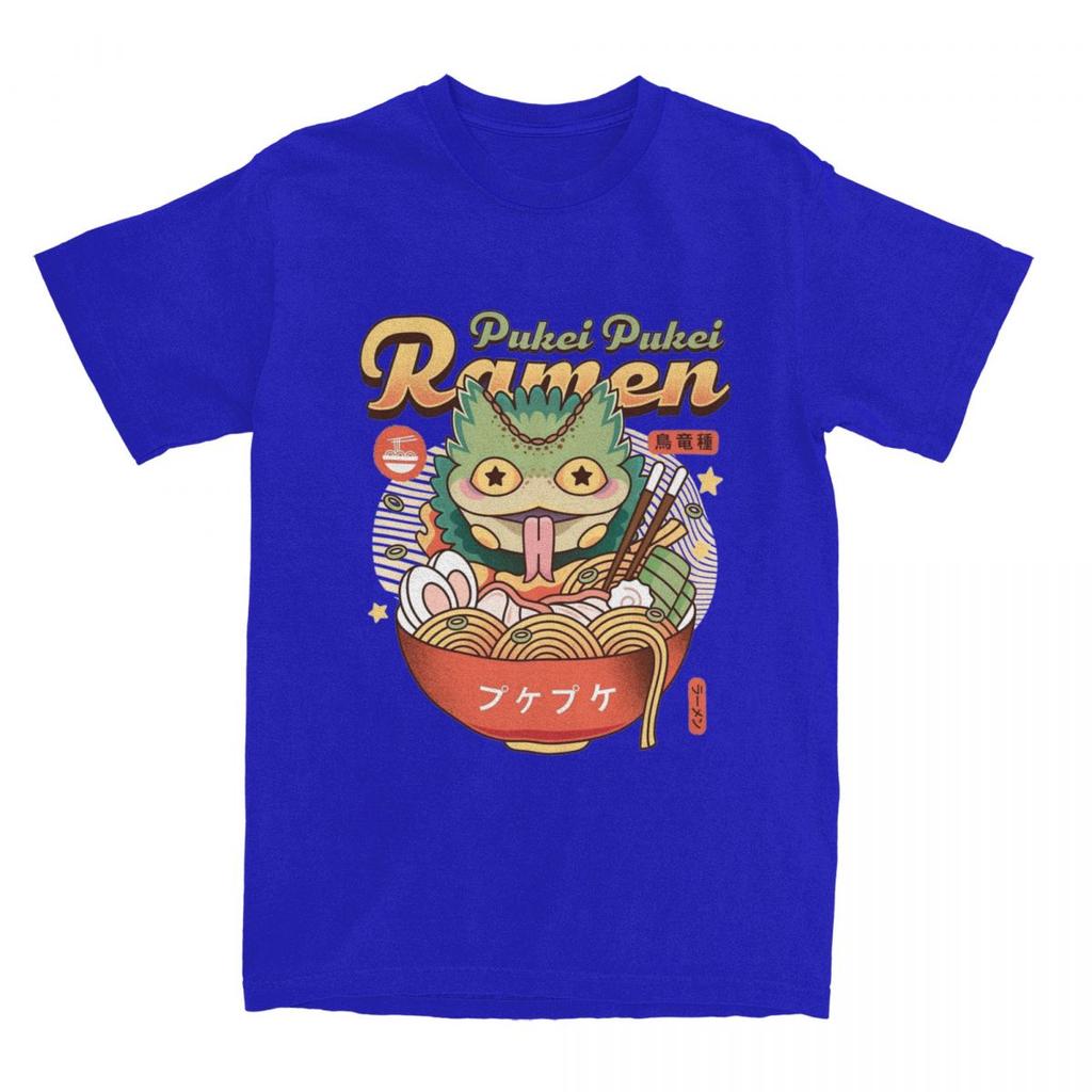 Pukei Pukei Ramen T-Shirt Monster Hunter Game T-Shirts Short Sleeve Y2K Fun Tops Beach Pure Cotton O-Neck Plus Size Top Tees