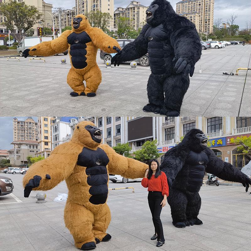 Inflatable King Kong and Gorilla Mascot Costume for Performances