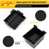 Center Console Organizer Compatible With -2025 Ford Maverick Console Tray ABS Plastic Armrest Storage Box With Silicone Pad 2024 Maverick Accessories