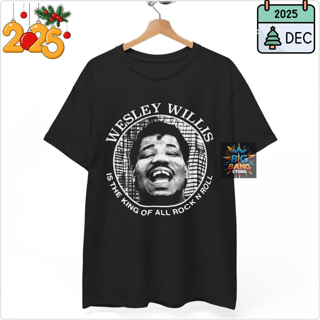 Wesley Willis T-Shirt, Musikband Rock Punk Metal, Unisex T-Shirt