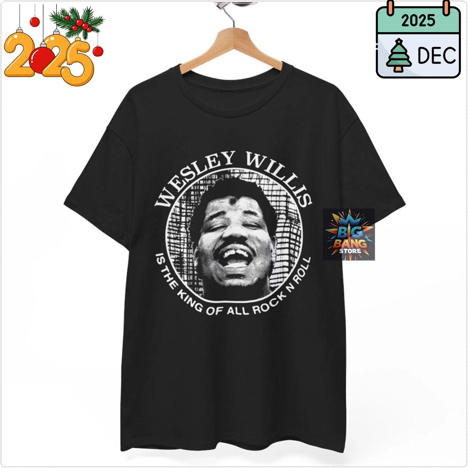 Wesley Willis T-Shirt, Music Band Rock Punk Metal, Unisex tee M
