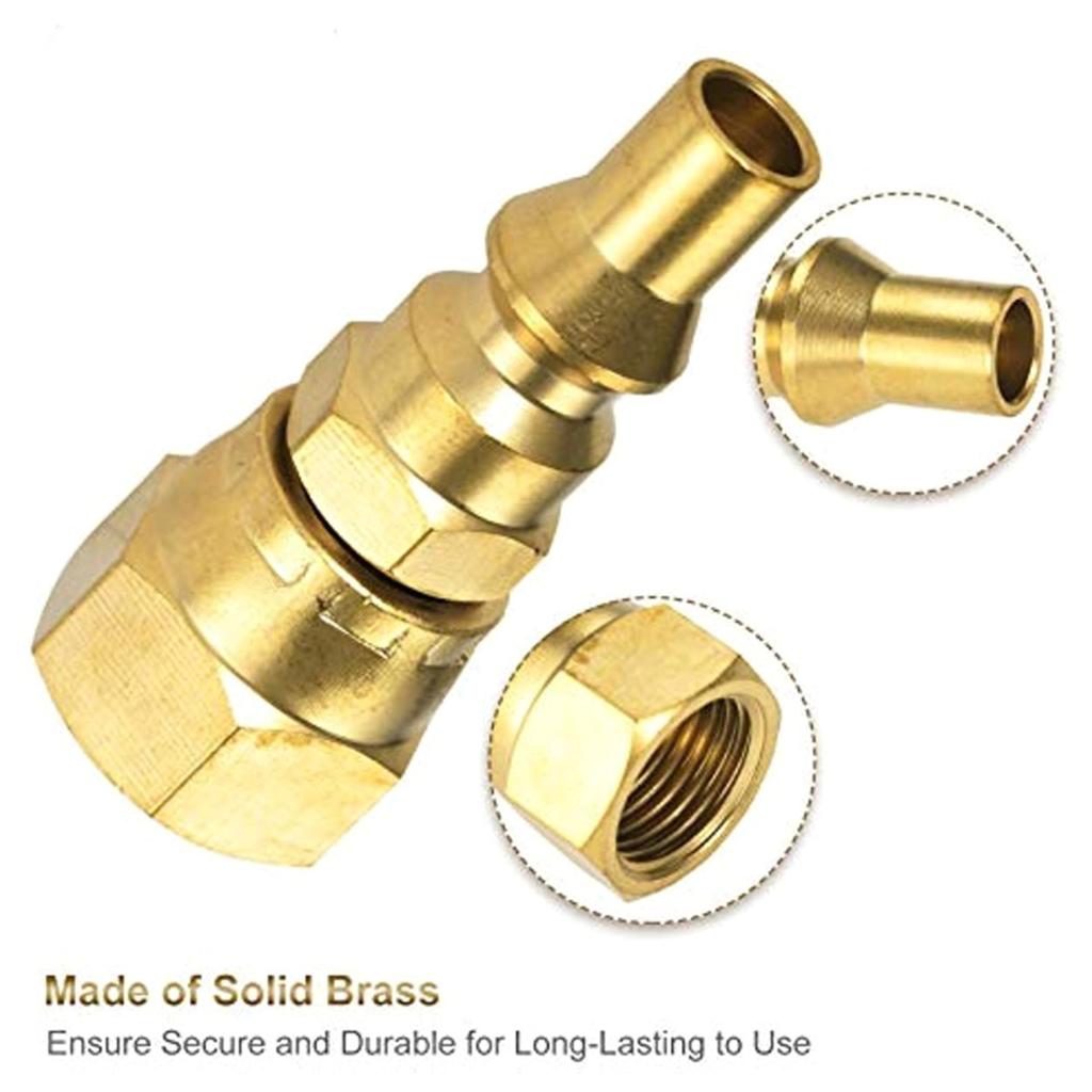 Sturdy Brass Reducing Adapter Pipe Reducer 3/8 Inch NPT Female To 1/4 Inch NPT Male For High Pressure Applications