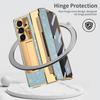 Case for Samsung Z FOLD 7 6 5 4 3 Folding Screen Flat Hinge Protective Case Full Coverage Tough Shell Plain Anti-Fingerprint