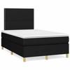 VidaXL Slat Bed Base with Mattress and LED, Upholstered Bed, Double Bed, Adult Bedroom Interior Bed, 3270241