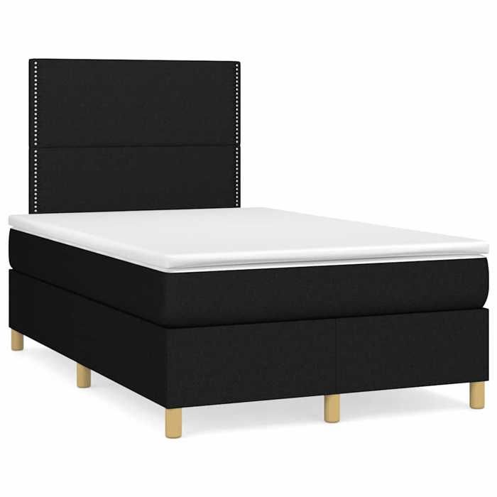 VidaXL Sommier à lattes de Lit avec Matelas et LED, Lit Rembourré, Lit Double, Lit Adulte de Chambre à Coucher Intérieur, 3270241