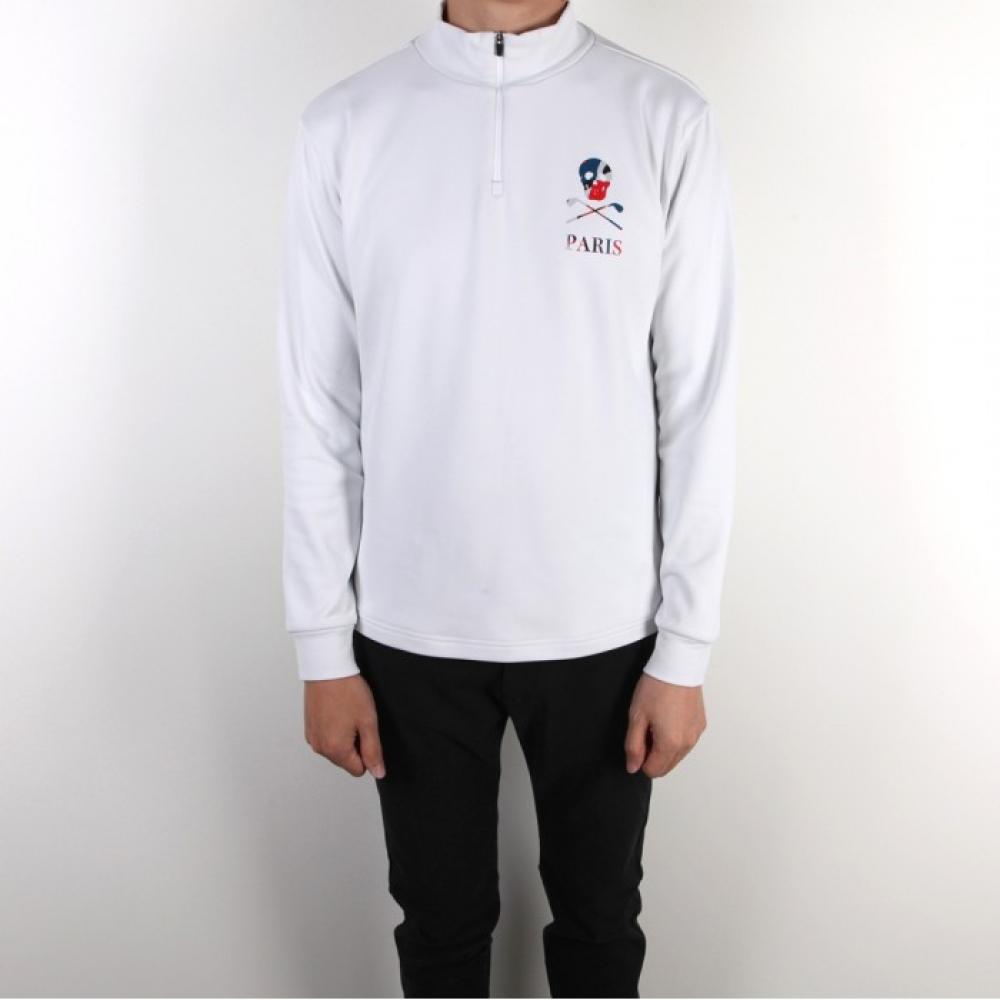 

22FW Mark Rona Golf Top Medoc Quarter на молнии, белый MLM2CAC03WHITE 46