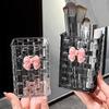 Transparent Desktop Pen Holder and Stationery Organizer for Home or Office Use