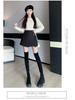 Women's High Waist Wool Pleated A-line Skirt with Anti-exposure Shorts - 2025 Autumn/Winter Collection