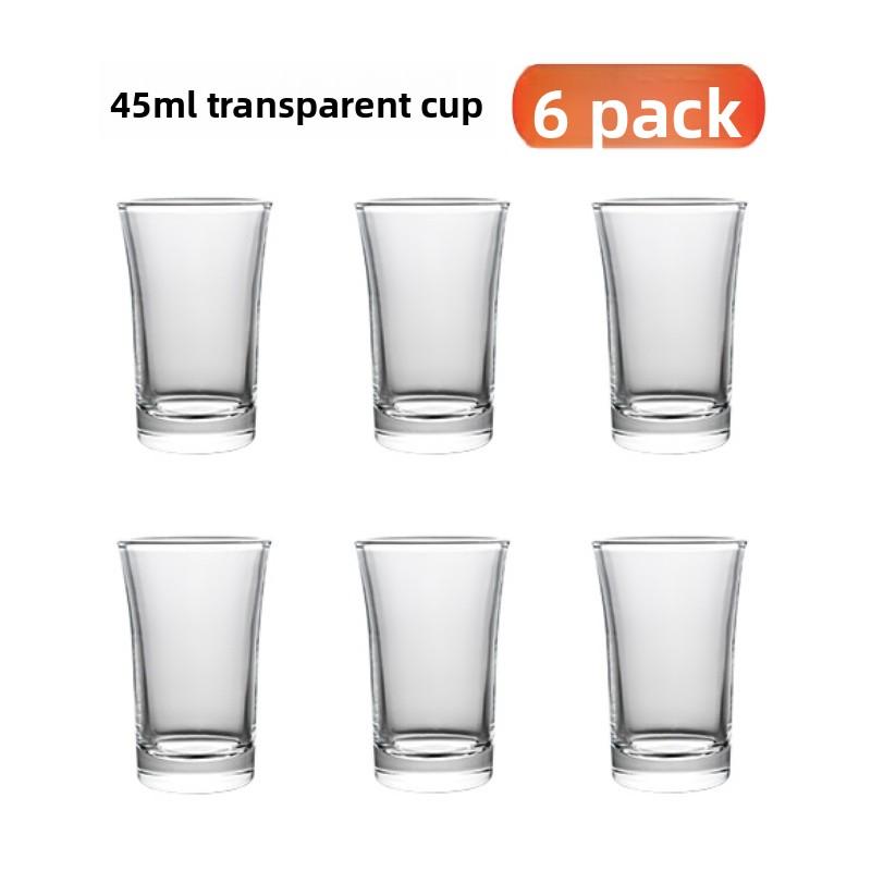 Glass Shot Cups Set with Stand Whiskey Cocktail Bomber Shot Glasses for Party Bar