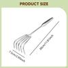 Garden Hand Rake Beach Sand Digging Tool Compact Practical Multifunctional Gardening Soil