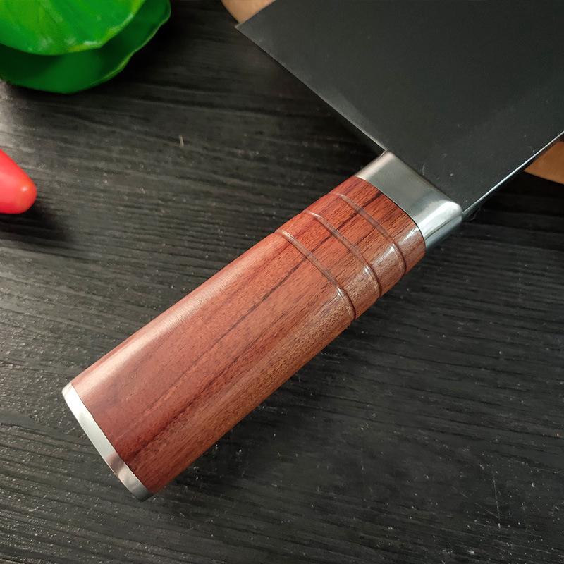 Chinese Chef Knife Welding Powder Steel Blade Wood Handle Chopper Slicing Vegetable Cleaver Kitchen Knife Meat And Poultry Tools