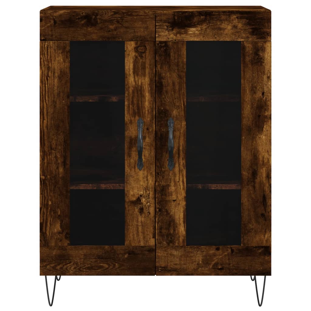 Highboard Smoked Oak 69.5 X 34 X 180 Cm Particle Board