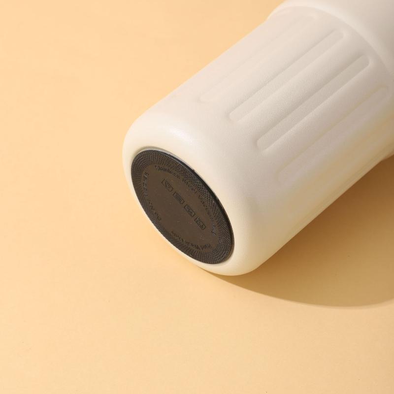 Intelligent Temperature-Indicating Stainless Stee lVacuum cup Insulated Beverage Cup with Carry Strap