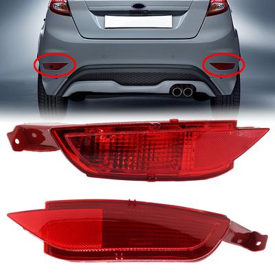 Reflector de parachoques trasero derecho e izquierdo, luz antiniebla, luz trasera de freno, luz de señal de advertencia para Ford Fiesta WT Mk7 2008-2014 C-MAX 2010-2015