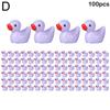 100/200Pc Mini Resin Ducks Tiny Duck Miniature Figures Bulk Little Duck For Party, DIY Micro Landscape Decorations
