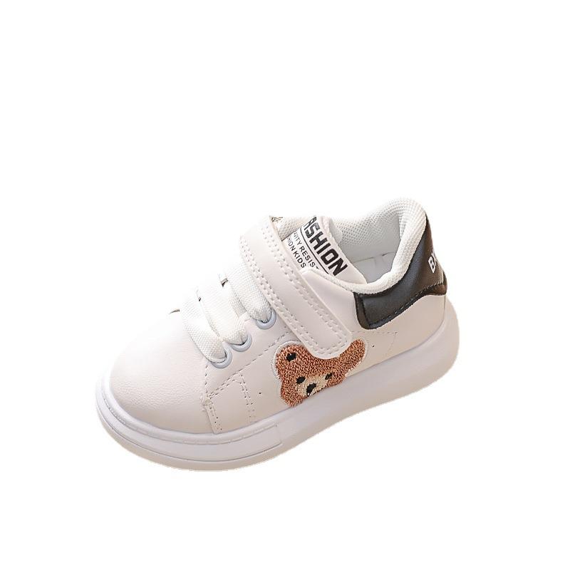 Baby's New Spring White Shoes for Girls, Soft-soled Toddler Shoes, Sneakers for Children, Casual Shoes for Boys Shoes