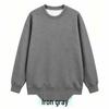 Unisex Heavyweight Cotton Crew Neck Sweatshirt - Minimalist Japanese Style