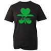 Personalisiertes Kleeblatt St. Patrick's Day T-Shirt, Irisches Paddys Unisex Geschenk Top