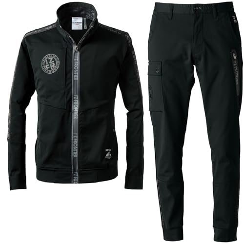 

I Z FRONTIER Осень/Зима Аэро Прочность A.D. Эластичный рабочий комплект: куртка и брюки-джоггеры (3320-3323) Изготовлено из дышащего трикотажного материала. Простой, всесезонный