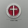 Metall Bling Auto Kreuz Jesus Emblem mit Strasssteinen | 3D Christliches Religiöses Fahrzeug Emblem Aufkleber für Auto LKW SUV Heckklappe Dekoration