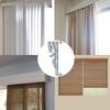 Valance Clips 10pcs 2.5inch Clear Plastic Hidden Retainer Holder Clip for Window Blind Valance,Horizontal Faux & Wood Blinds Parts