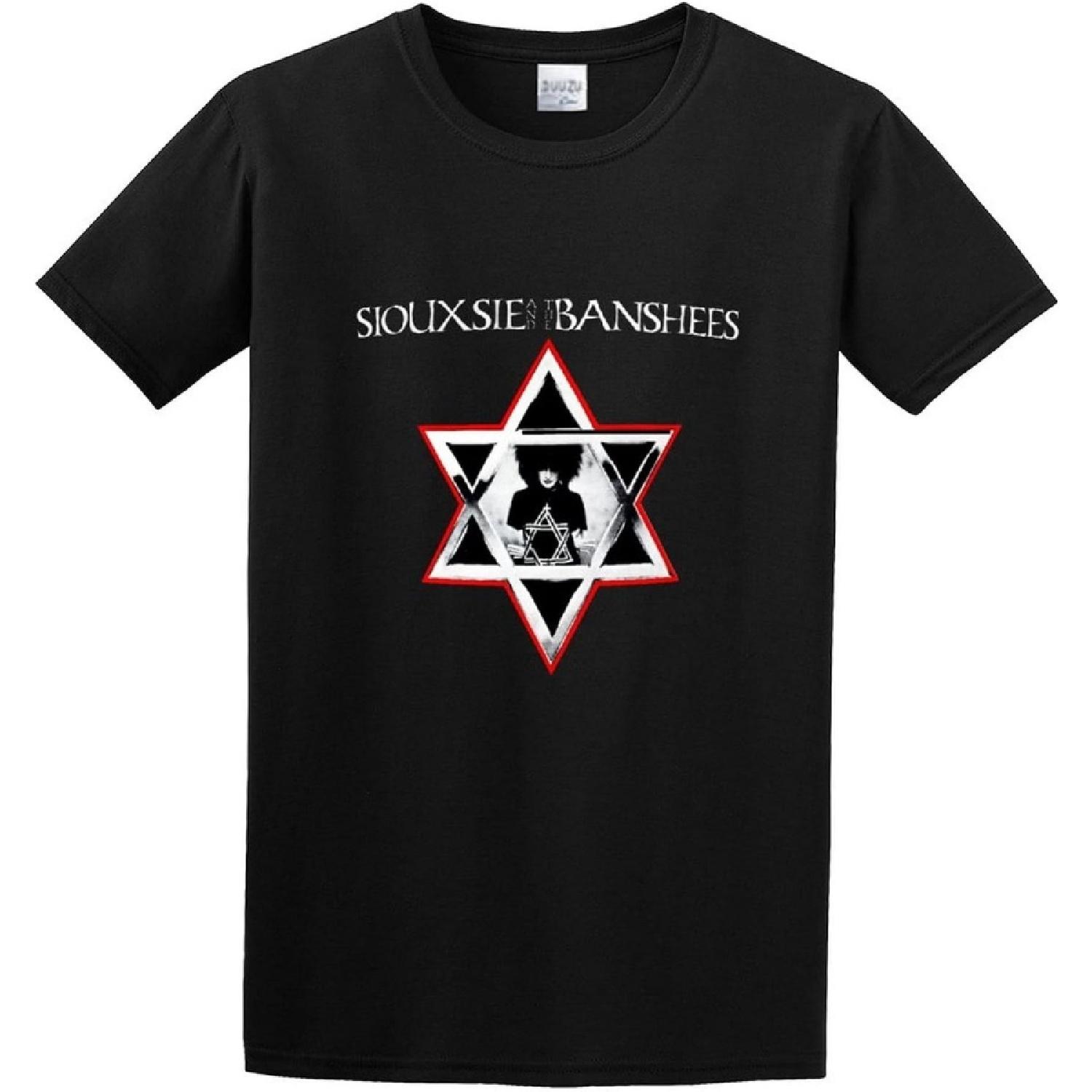 

The Banshees Band Legend Logo Unisex 100% Cotton Short-Sleeve T-Shirts Black XXXXXL різнокольоровий