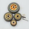 Heavy-Duty Silent Gray Rubber Swivel Caster Wheel