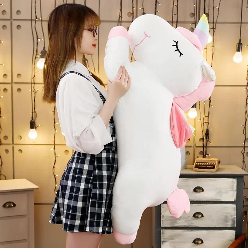 1pc Unicorn Action Figure Plush Toy Soft Stuffed Huggable Dolls Animal Acompany Toys Children Girl Birthday Gifts