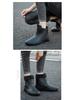 Stylish Women's Transparent Non-Slip Rain Boots - Short Rubber Jelly Shoes